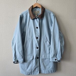 LL BEAN Barn Jacket Light Blue Women's 2X